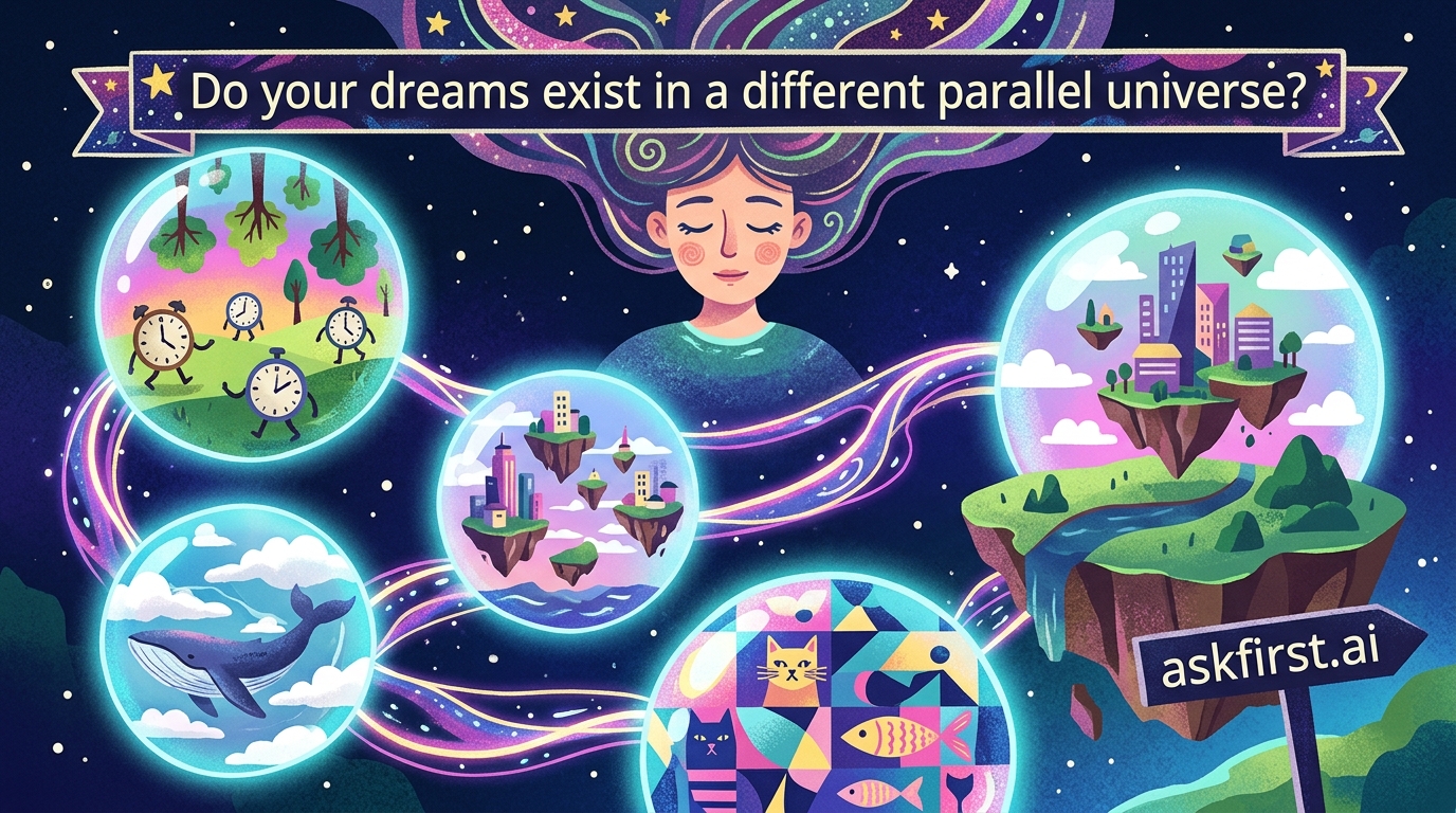 Do your dreams exist in a different parallel universe? Do your dreams exist in a different parallel universe?