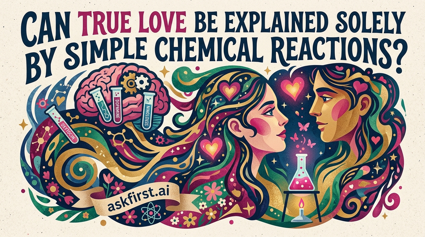 Can true love be explained solely by simple chemical reactions? Can true love be explained solely by simple chemical reactions?
