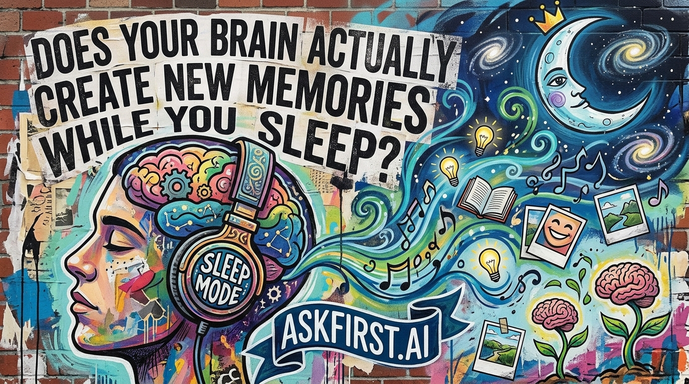 Does your brain actually create new memories while you sleep? Does your brain actually create new memories while you sleep?