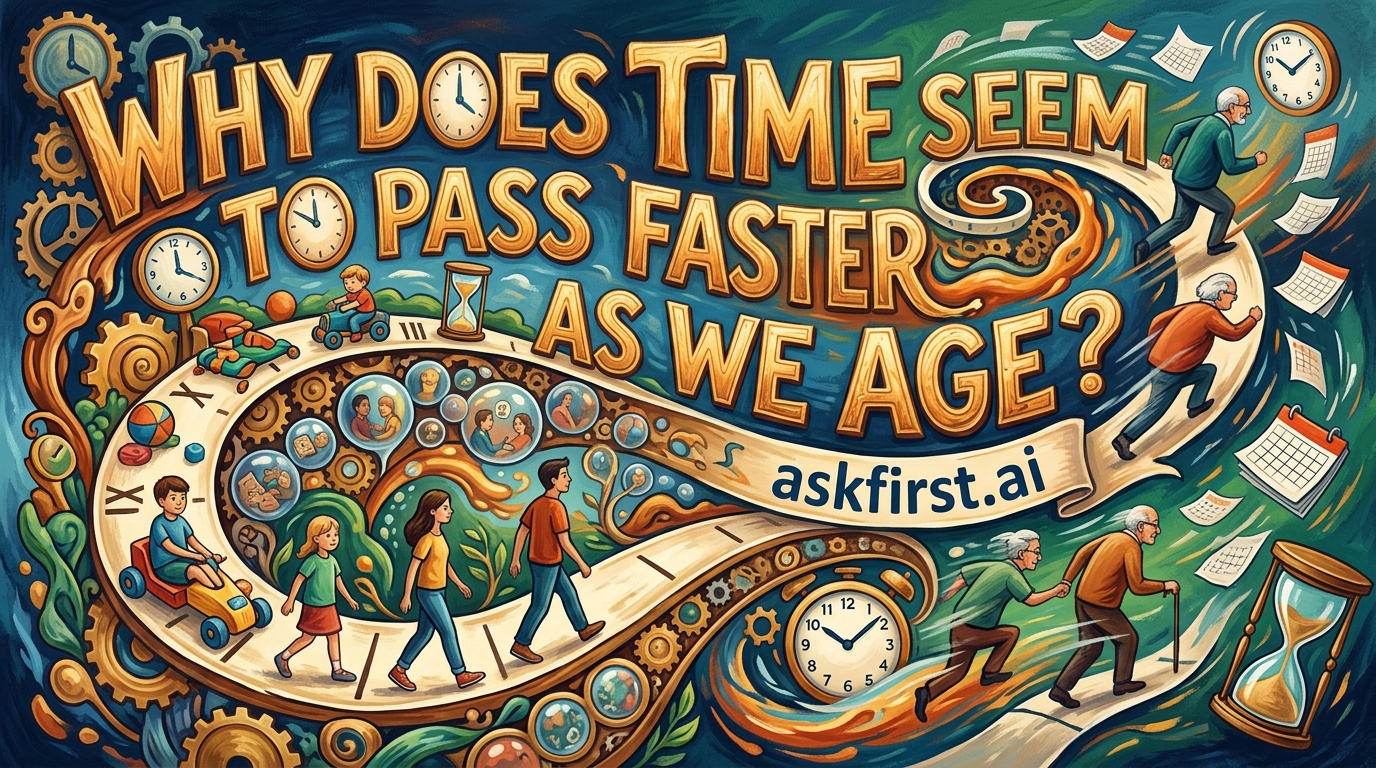 Why does time seem to pass faster as we age? Why does time seem to pass faster as we age?