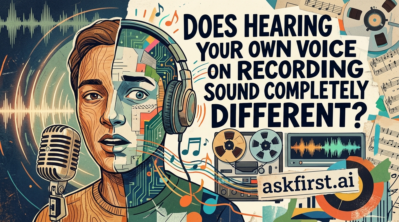 Does hearing your own voice on recording sound completely different? Does hearing your own voice on recording sound completely different?