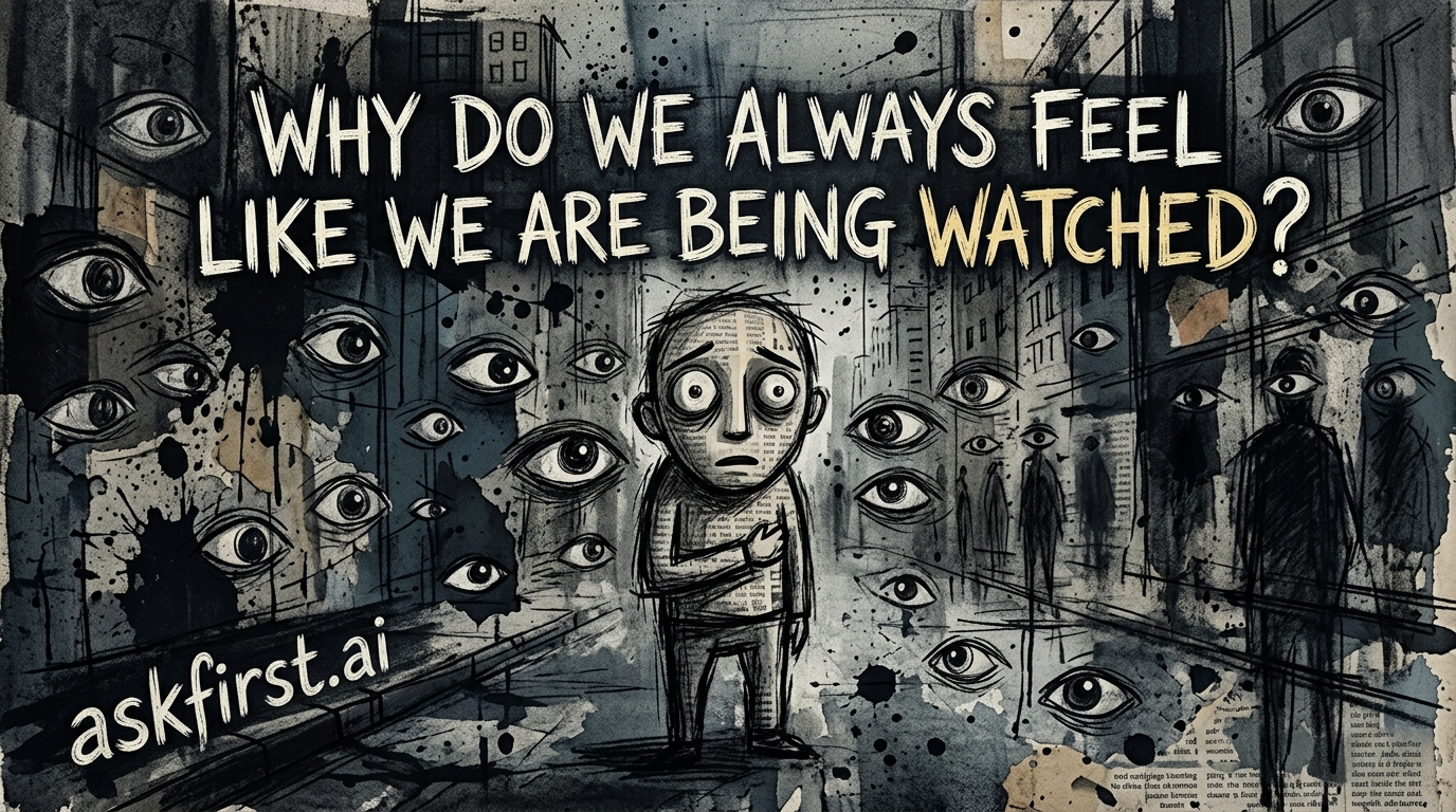 Why do we always feel like we are being watched? Why do we always feel like we are being watched?