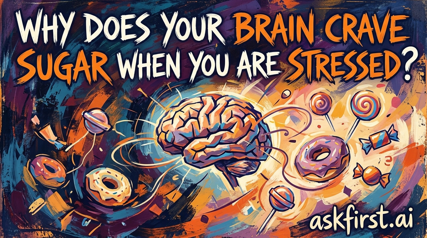 Why does your brain crave sugar when you are stressed? Why does your brain crave sugar when you are stressed?