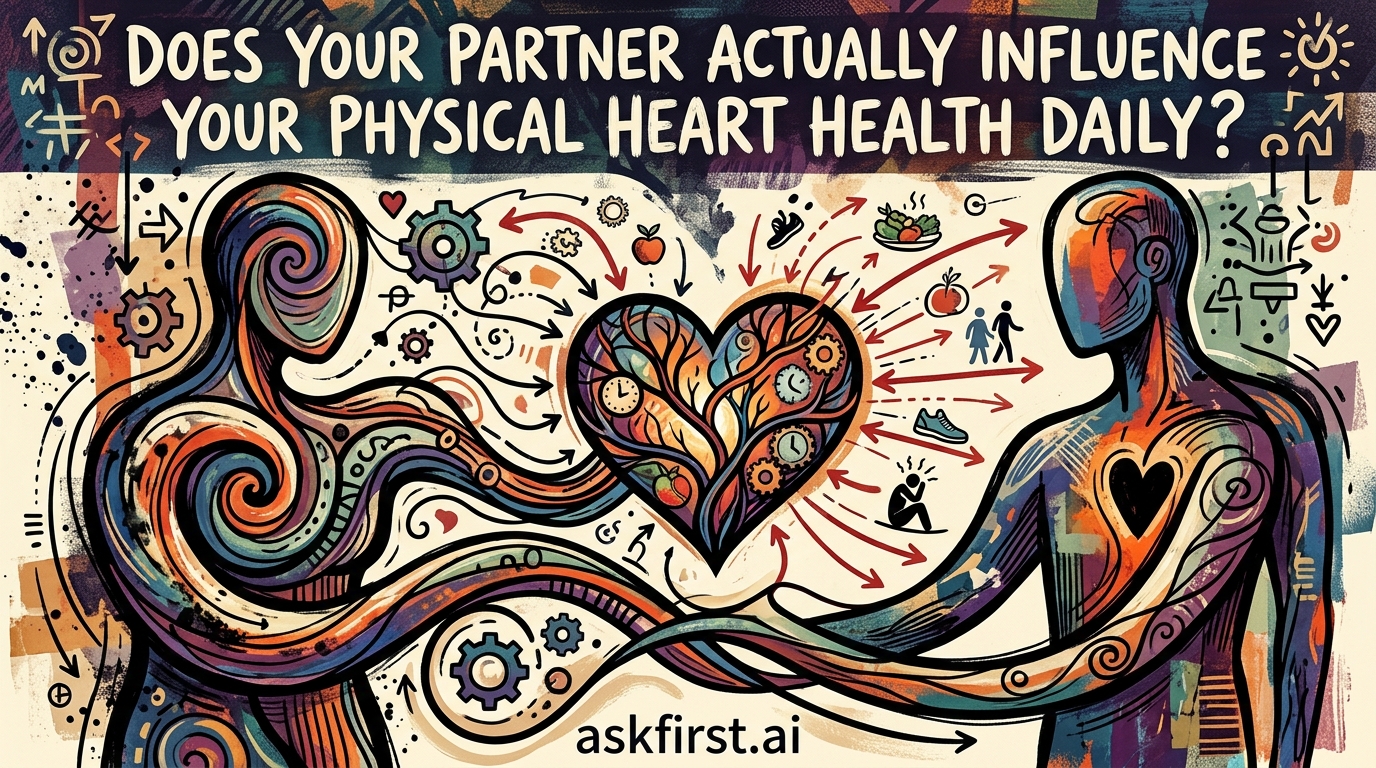 Does your partner actually influence your physical heart health daily? Does your partner actually influence your physical heart health daily?