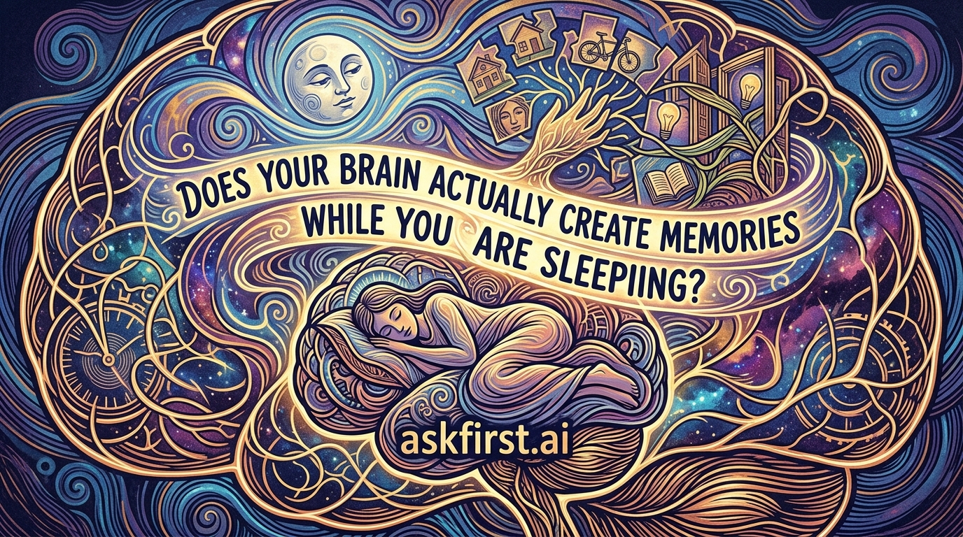 Does your brain actually create memories while you are sleeping? Does your brain actually create memories while you are sleeping?