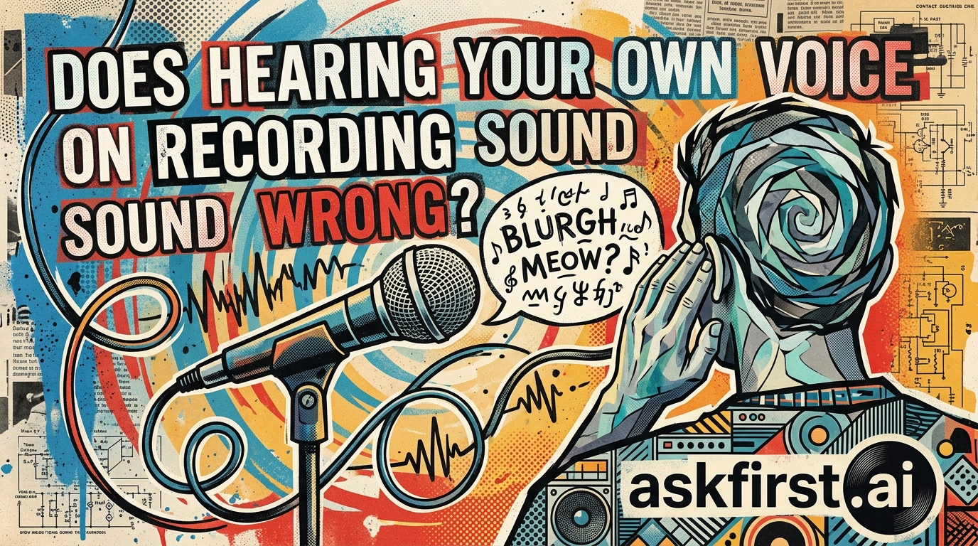Does hearing your own voice on recording sound wrong? Does hearing your own voice on recording sound wrong?