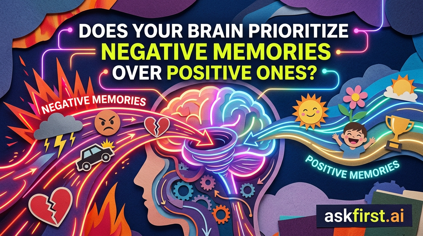 Does your brain prioritize negative memories over positive ones? Does your brain prioritize negative memories over positive ones?