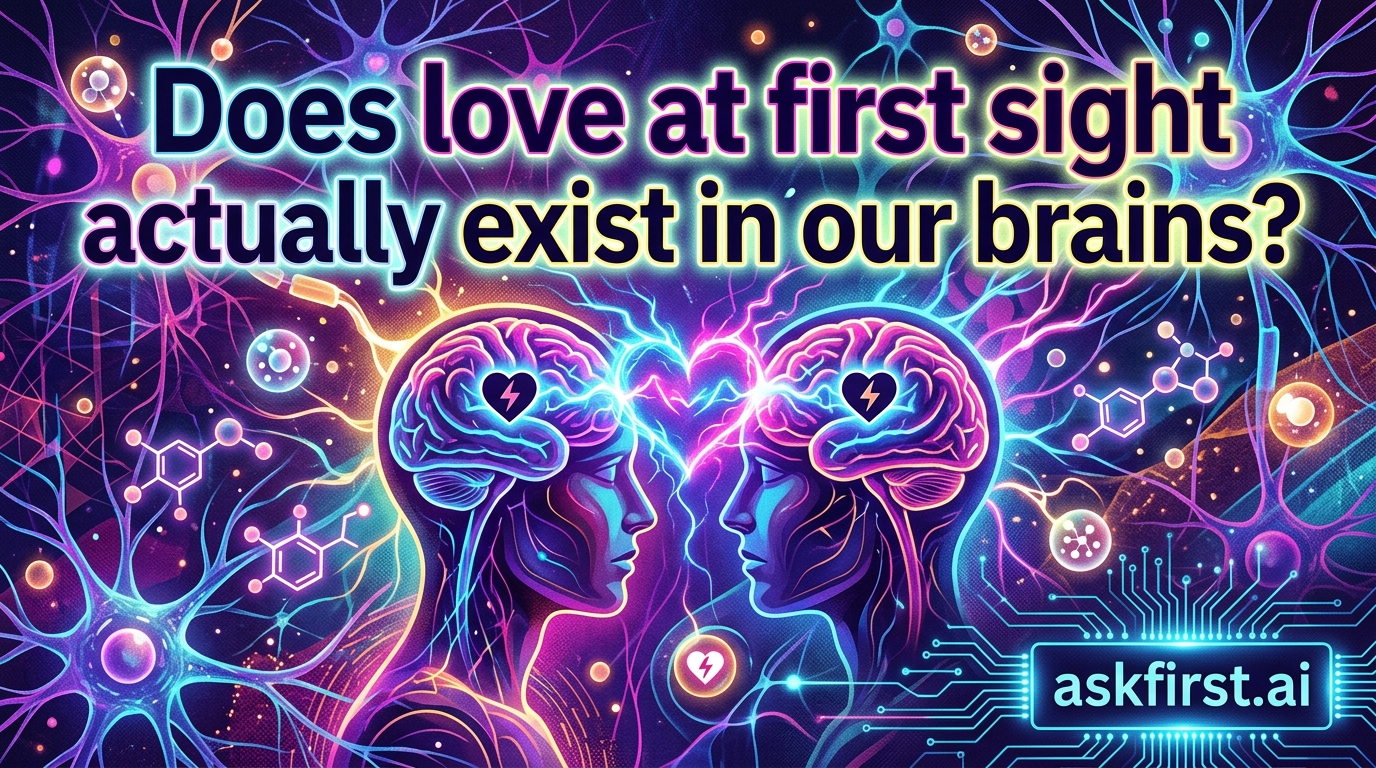 Does love at first sight actually exist in our brains? Does love at first sight actually exist in our brains?