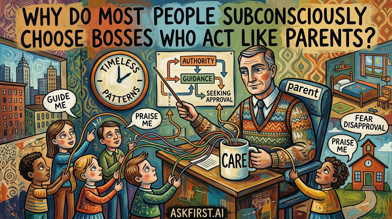 Why do most people subconsciously choose bosses who act like parents? Why do most people subconsciously choose bosses who act like parents?