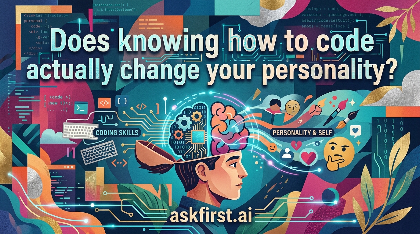 Does knowing how to code actually change your personality? Does knowing how to code actually change your personality?