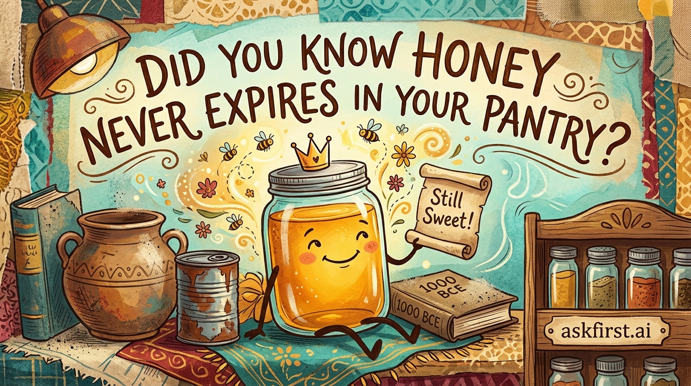 Did you know honey never expires in your pantry? Did you know honey never expires in your pantry?