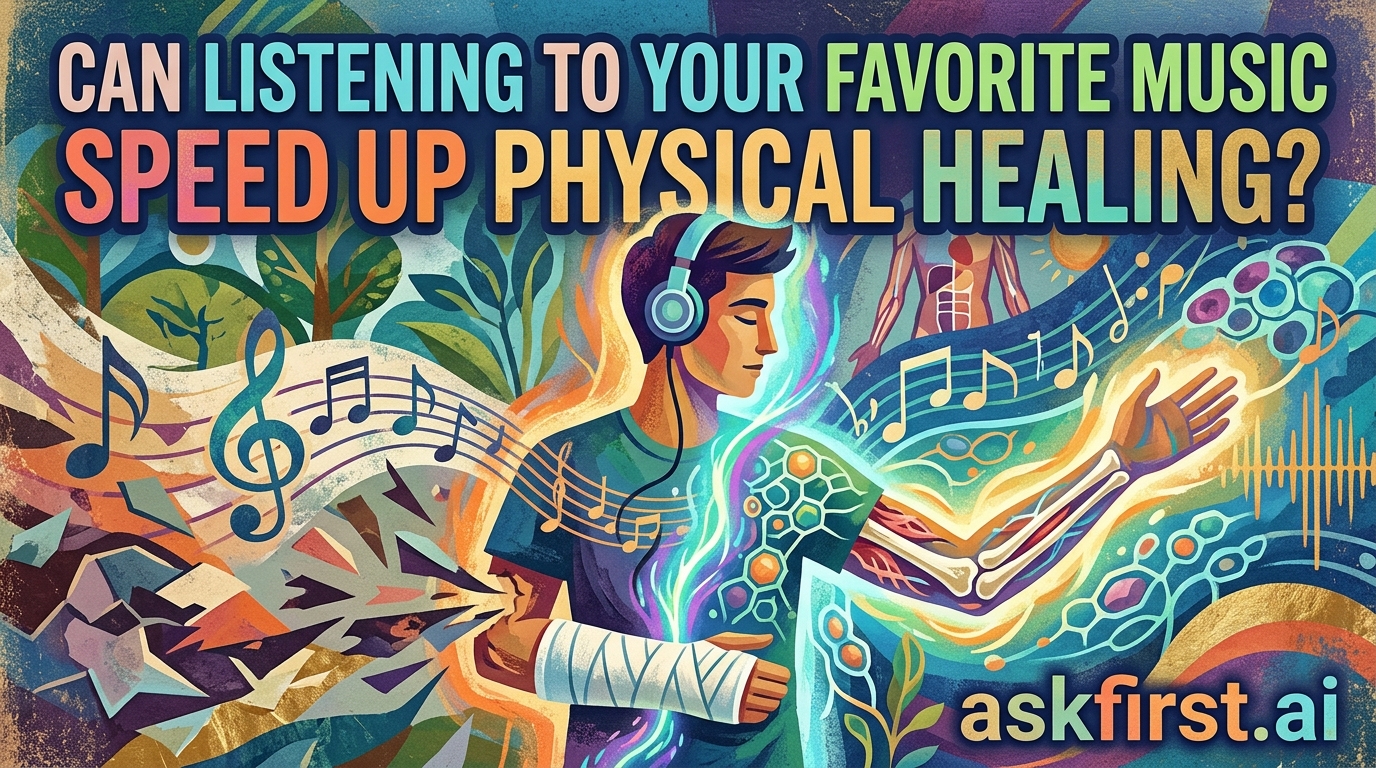 Can listening to your favorite music speed up physical healing? Can listening to your favorite music speed up physical healing?