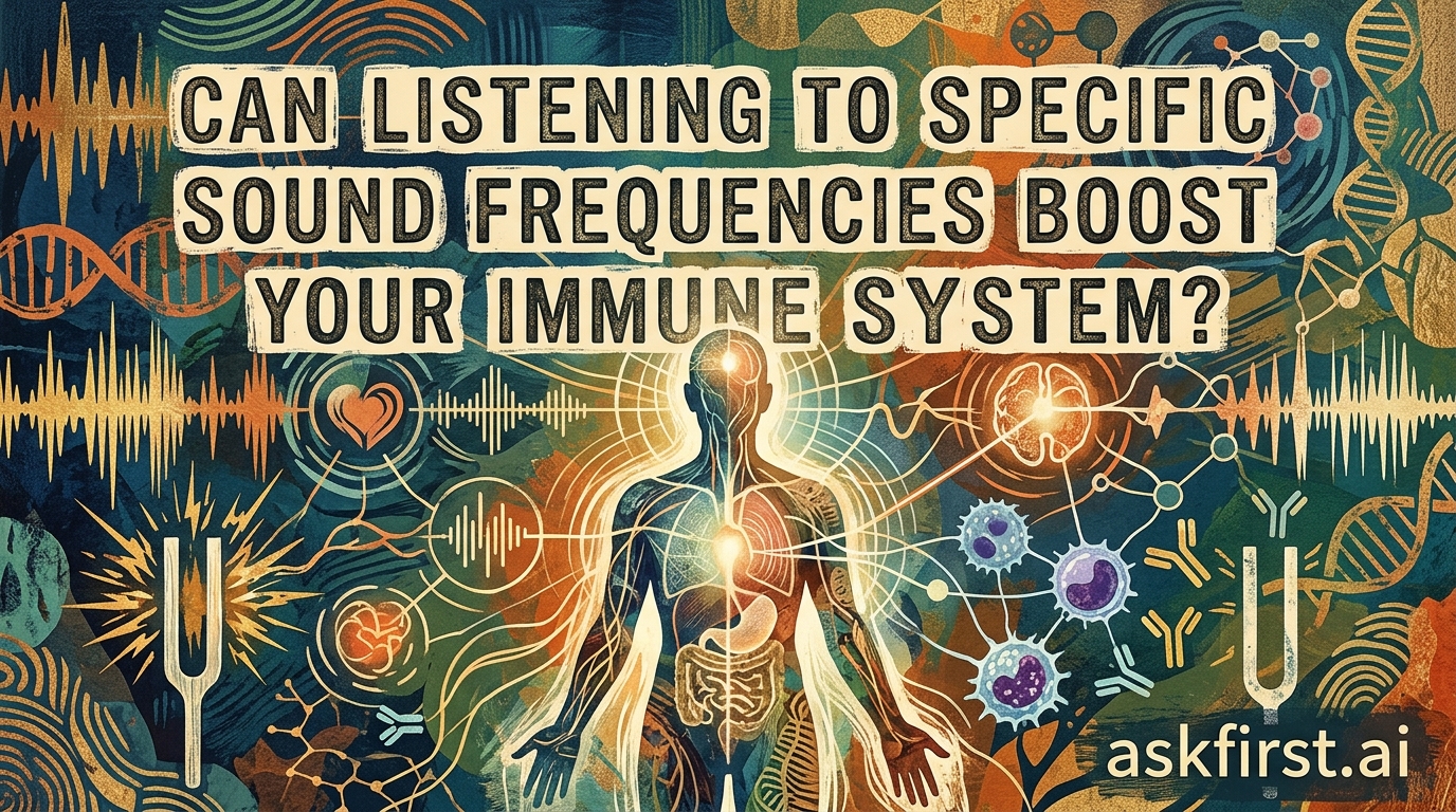 Can listening to specific sound frequencies boost your immune system? Can listening to specific sound frequencies boost your immune system?