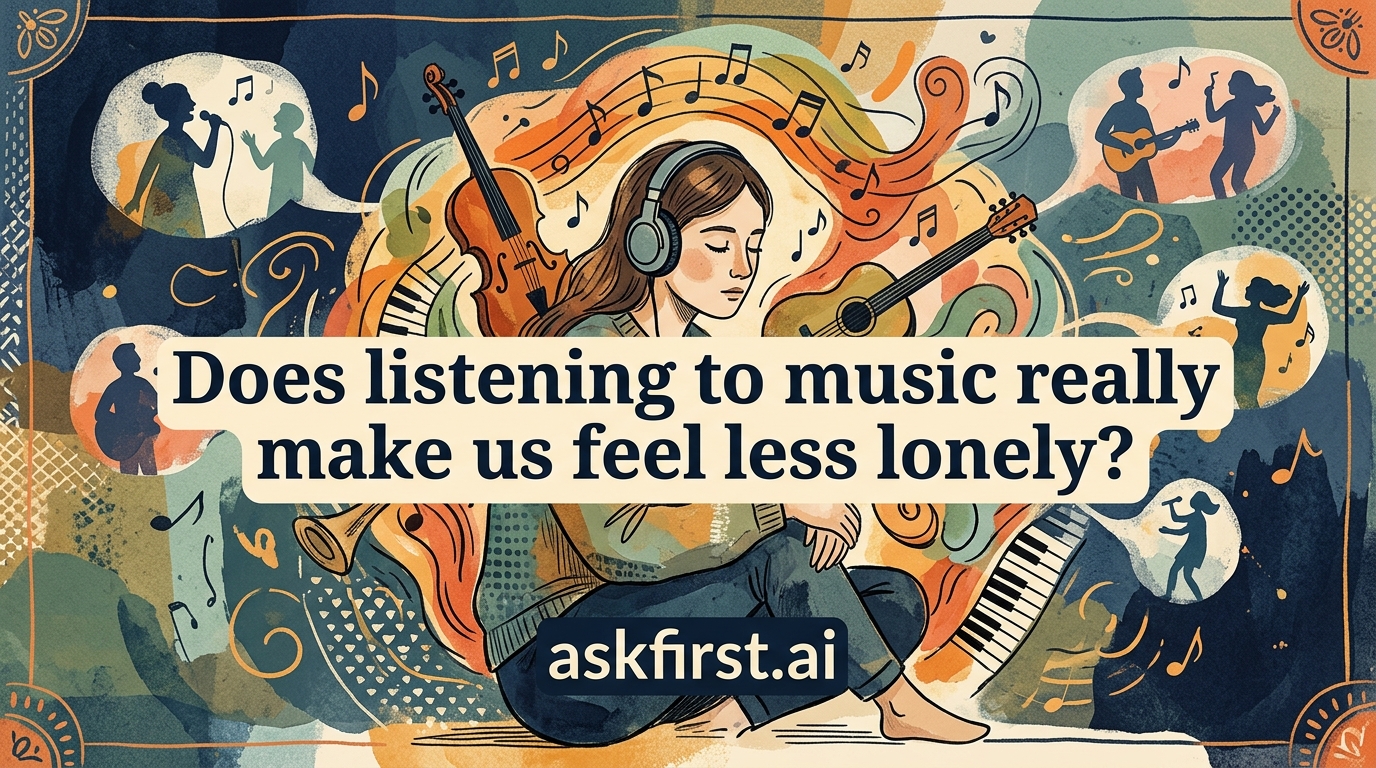 Does listening to music really make us feel less lonely? Does listening to music really make us feel less lonely?