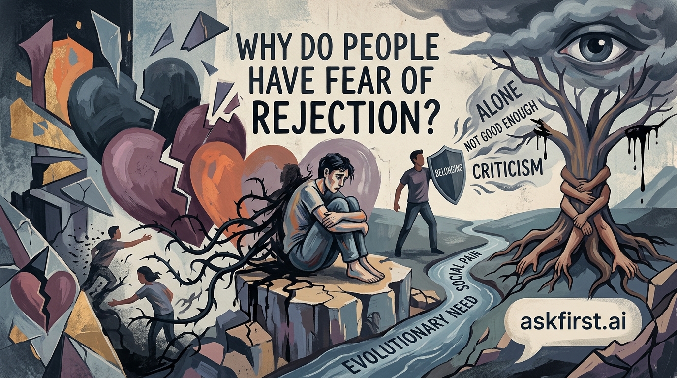 Why do people have fear of rejection? Why do people have fear of rejection?