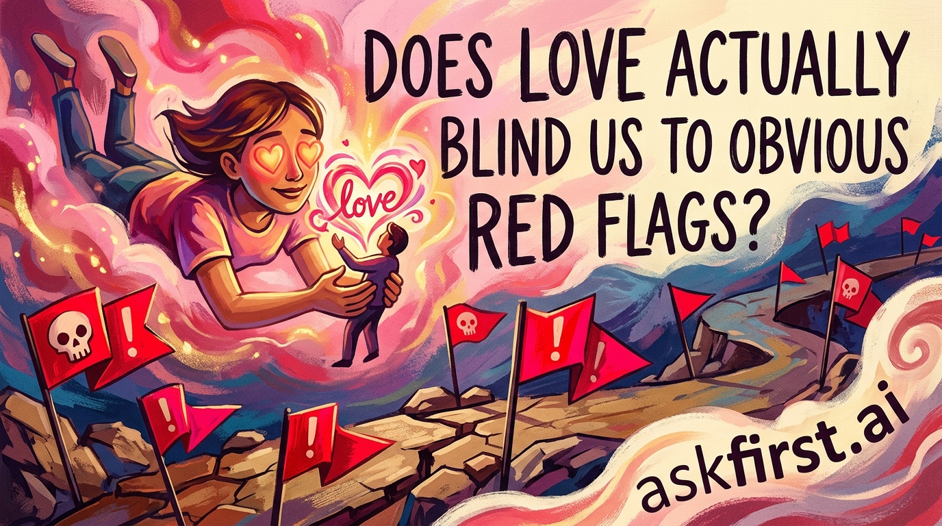 Does love actually blind us to obvious red flags? Does love actually blind us to obvious red flags?