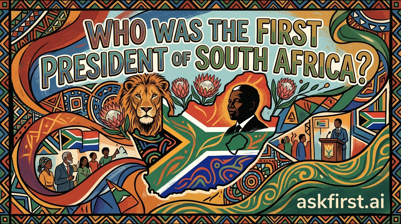 Who was the first president of South Africa? Who was the first president of South Africa?