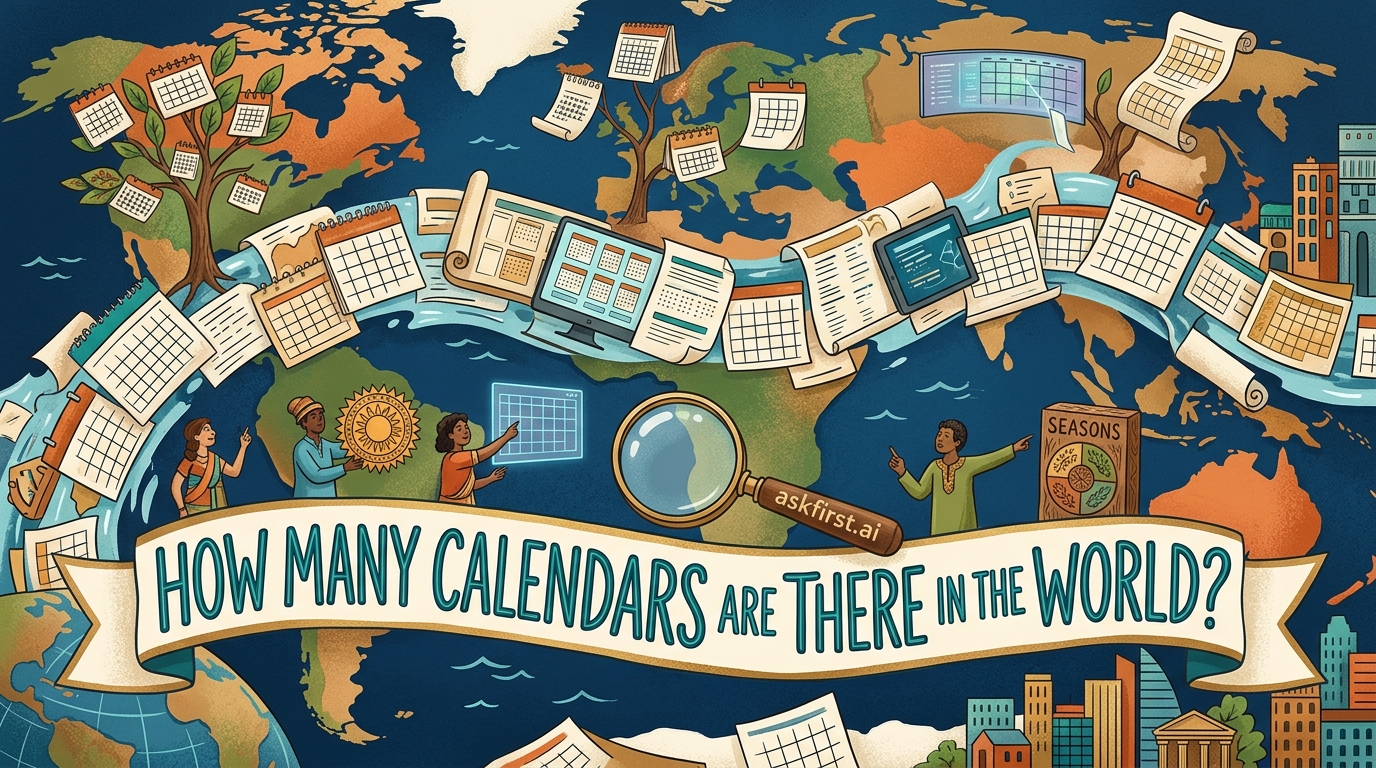 How many calendars are there in the world? How many calendars are there in the world?