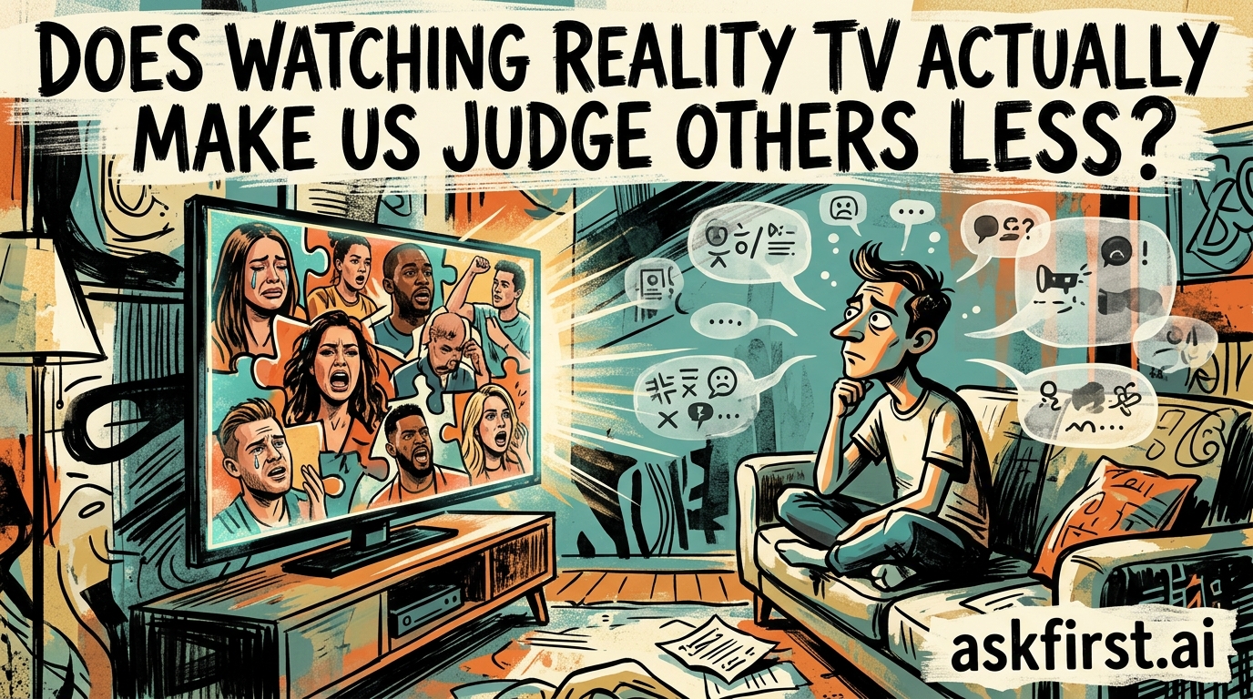 Does watching reality TV actually make us judge others less? Does watching reality TV actually make us judge others less?