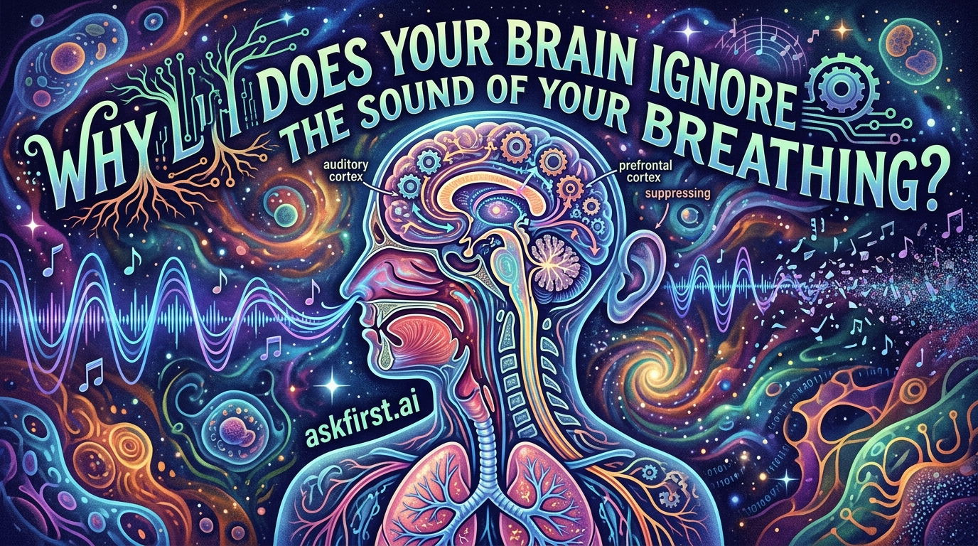 Why does your brain ignore the sound of your breathing? Why does your brain ignore the sound of your breathing?