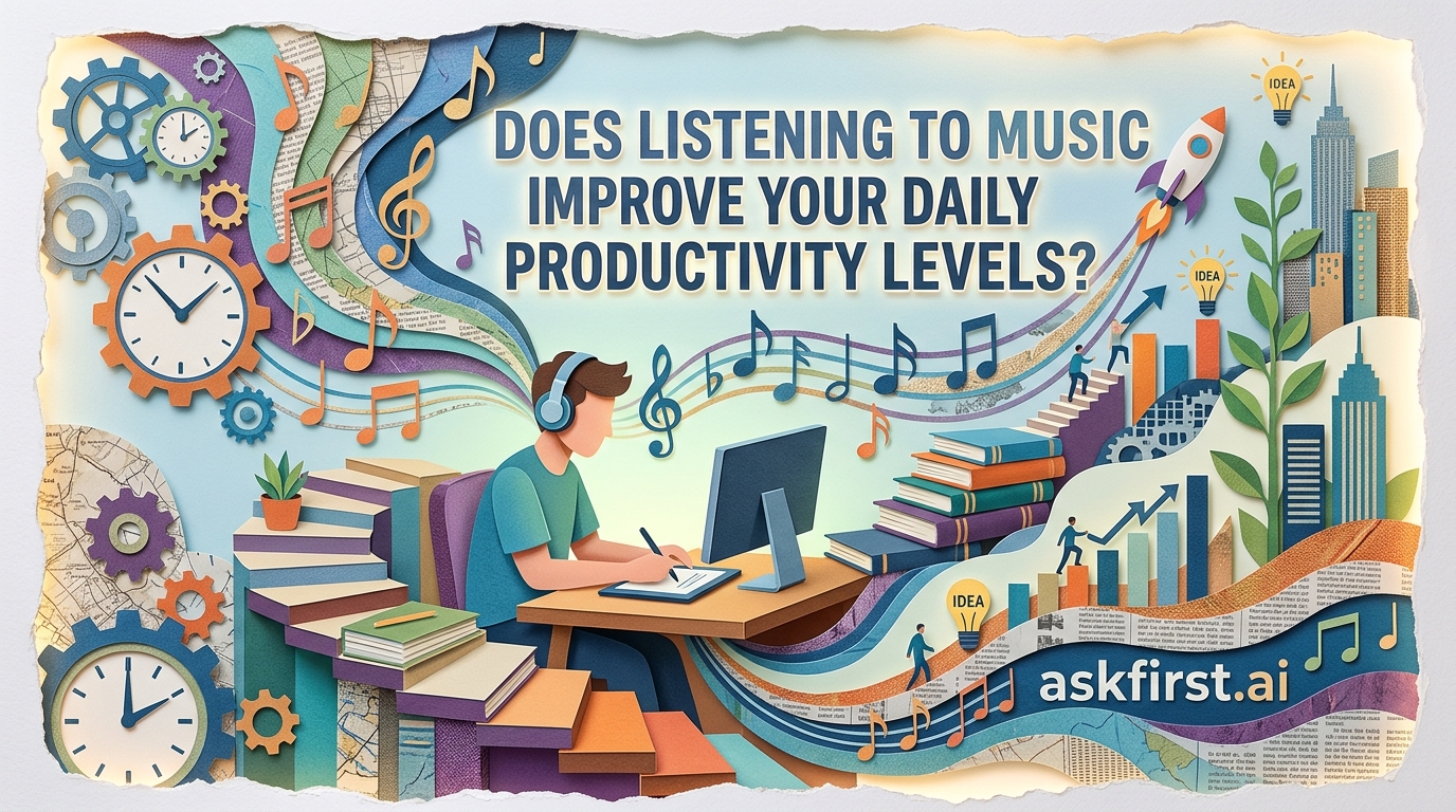 Does listening to music improve your daily productivity levels? Does listening to music improve your daily productivity levels?