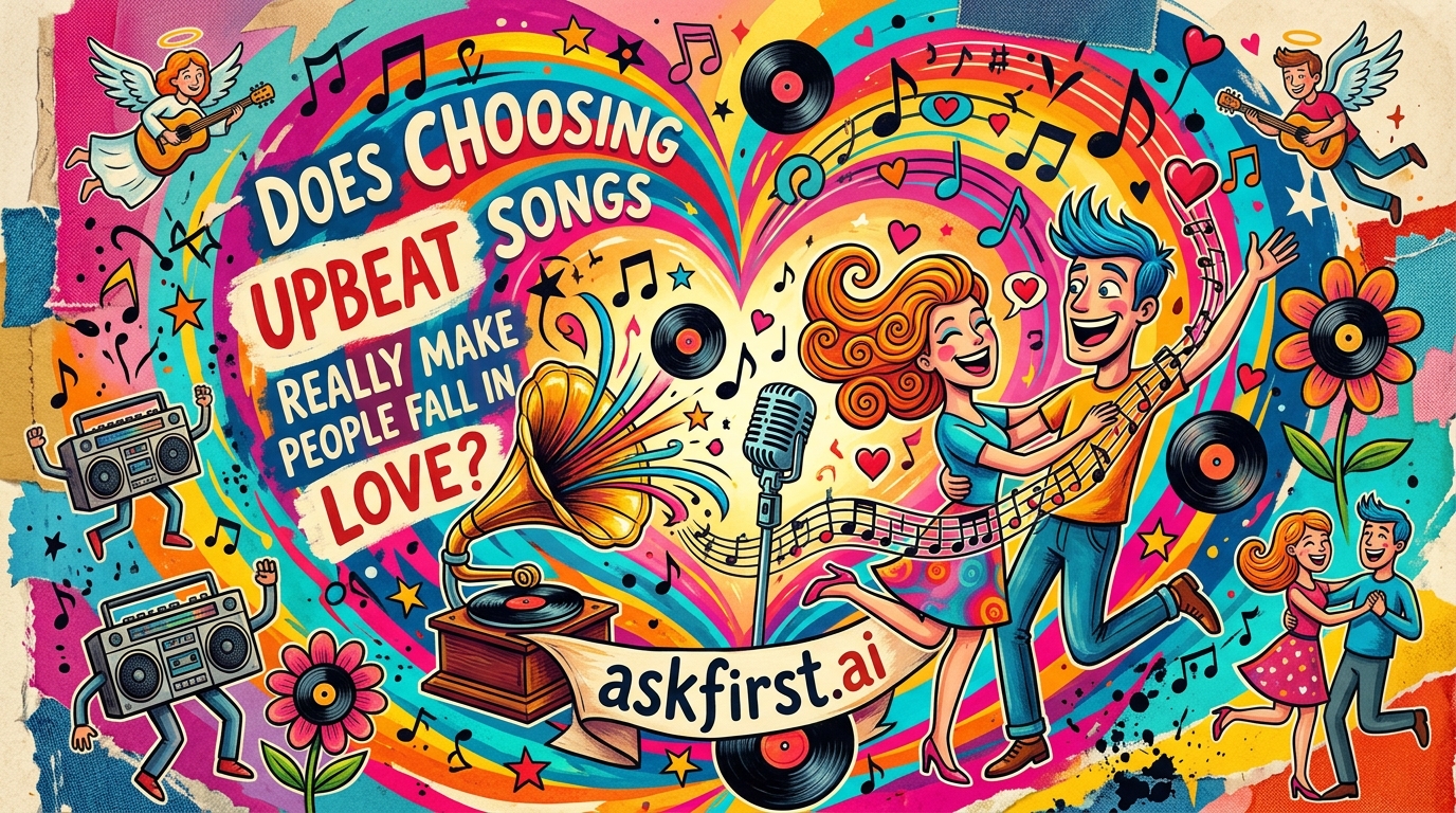 Does choosing upbeat songs really make people fall in love? Does choosing upbeat songs really make people fall in love?