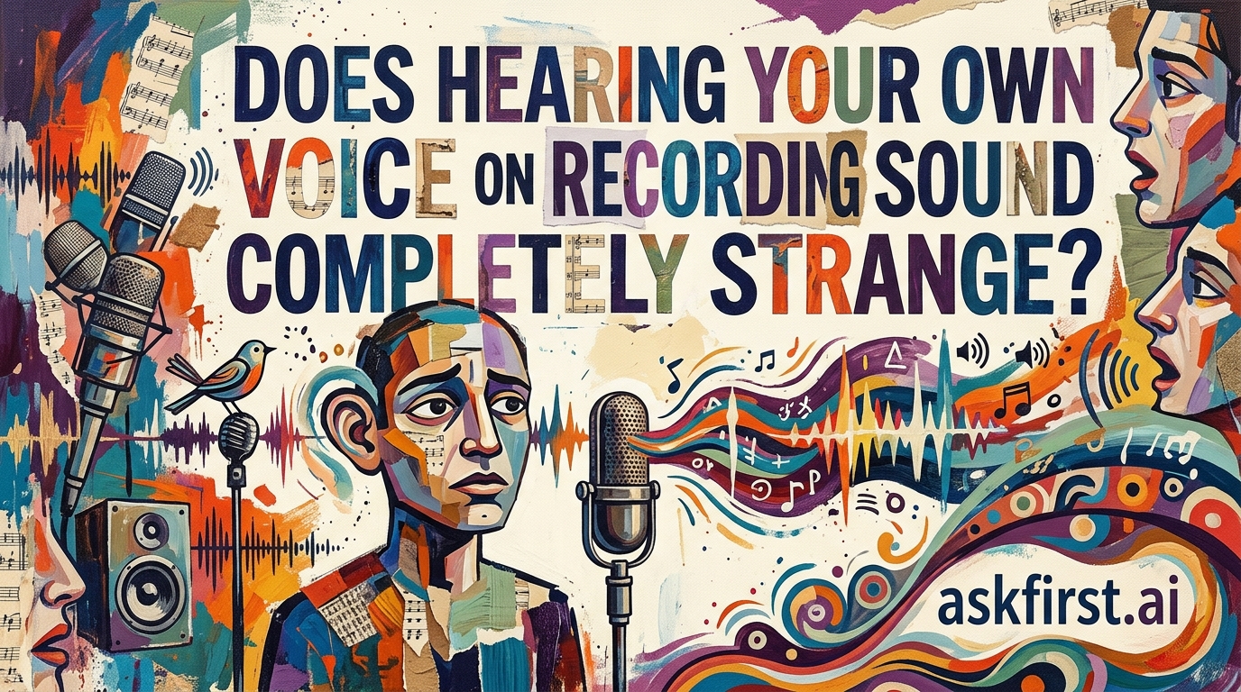 Does hearing your own voice on recording sound completely strange? Does hearing your own voice on recording sound completely strange?