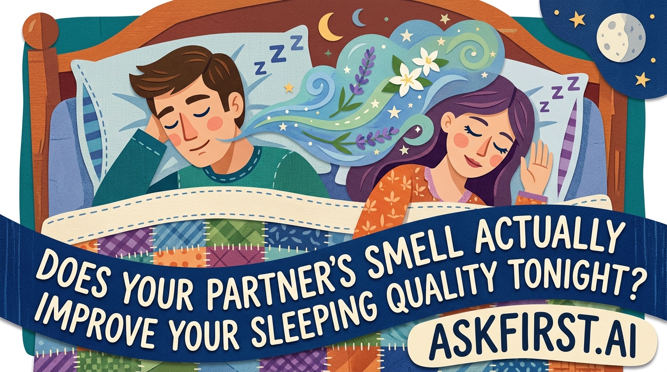 Does your partner's smell actually improve your sleeping quality tonight? Does your partner's smell actually improve your sleeping quality tonight?