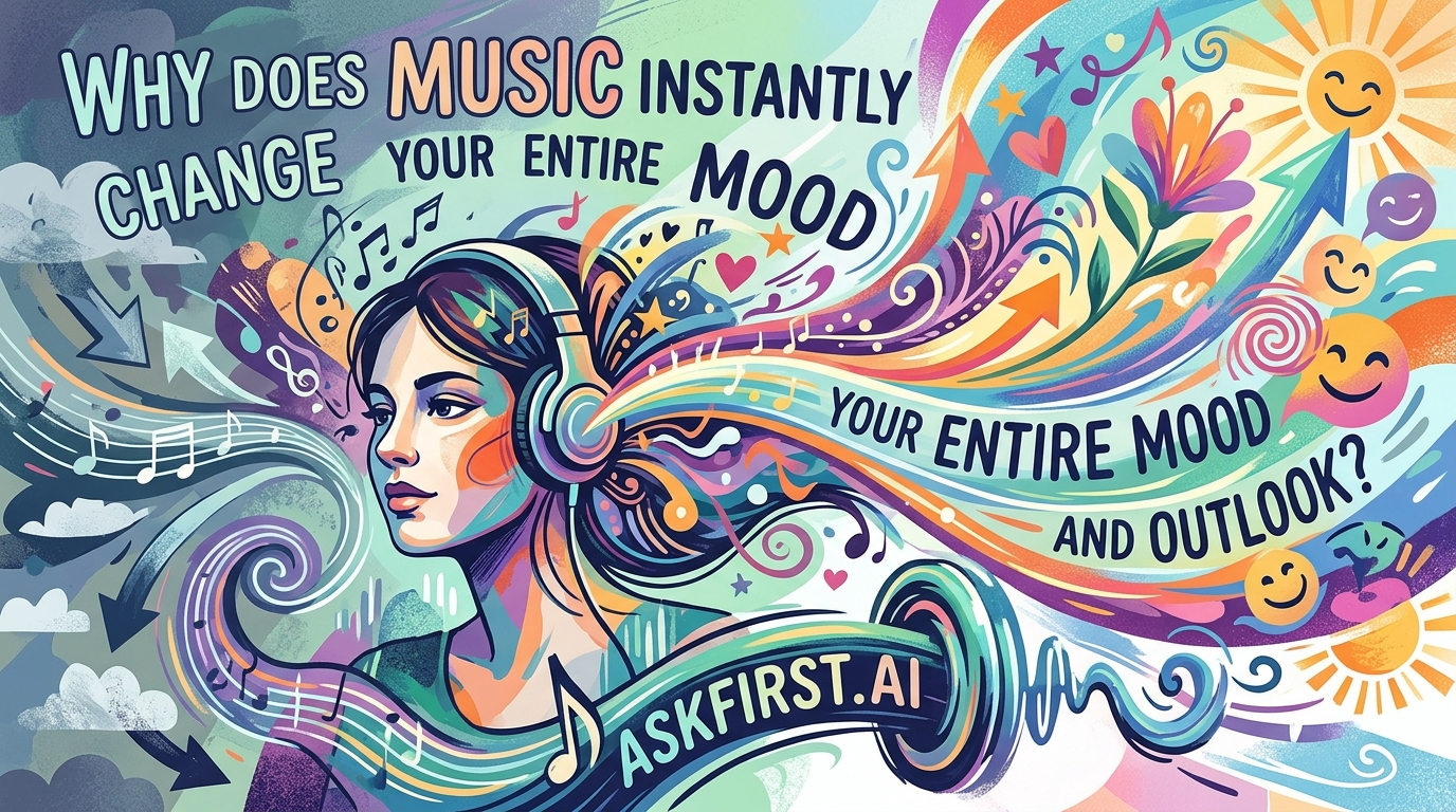 Why does music instantly change your entire mood and outlook? Why does music instantly change your entire mood and outlook?