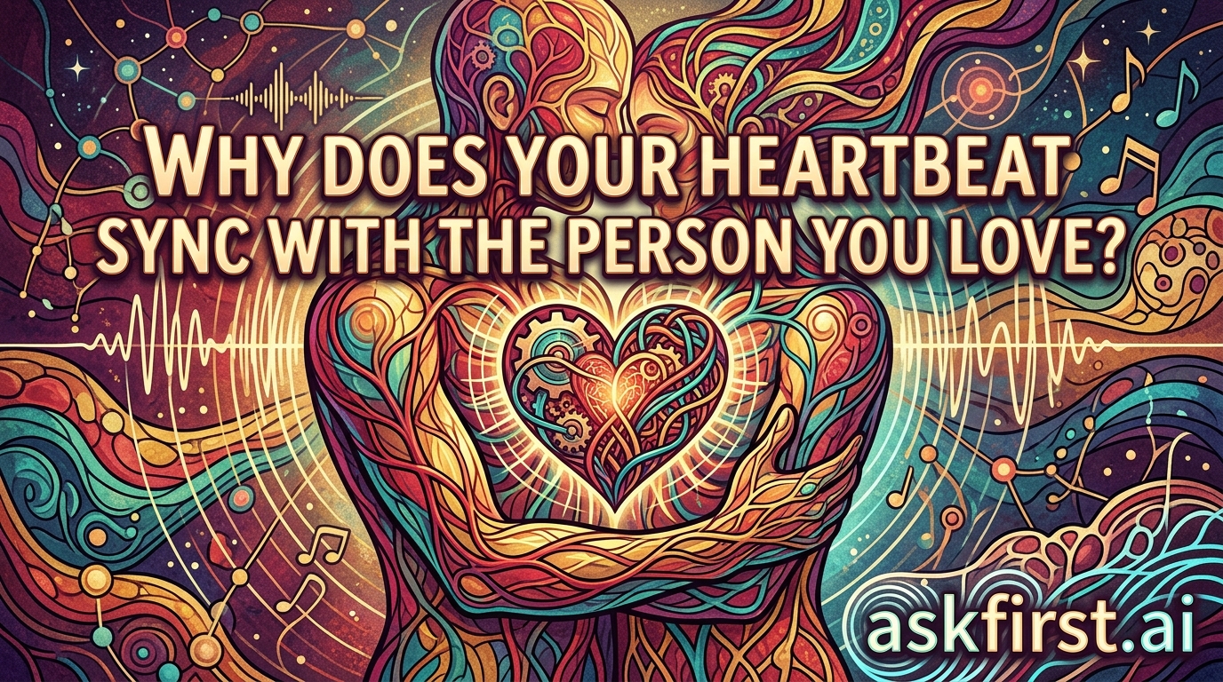 Why does your heartbeat sync with the person you love? Why does your heartbeat sync with the person you love?