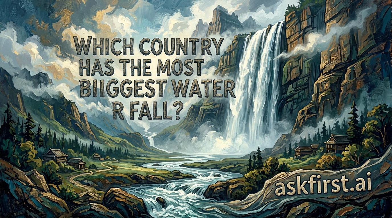 Which country has the most biggest water fall? Which country has the most biggest water fall?