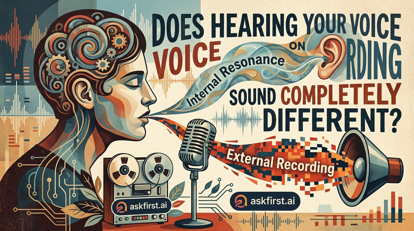 Does hearing your own voice on recording sound completely different? Does hearing your own voice on recording sound completely different?