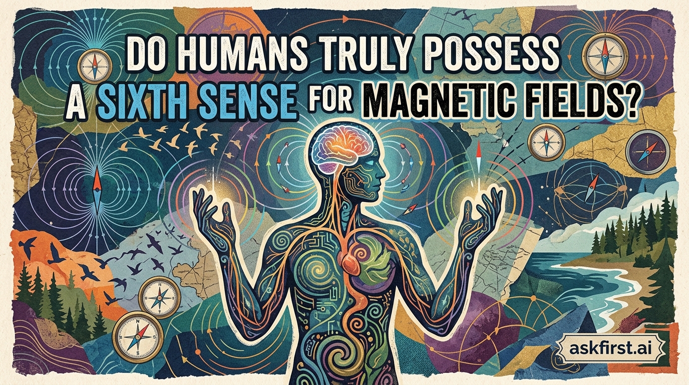 Do humans truly possess a sixth sense for magnetic fields? Do humans truly possess a sixth sense for magnetic fields?