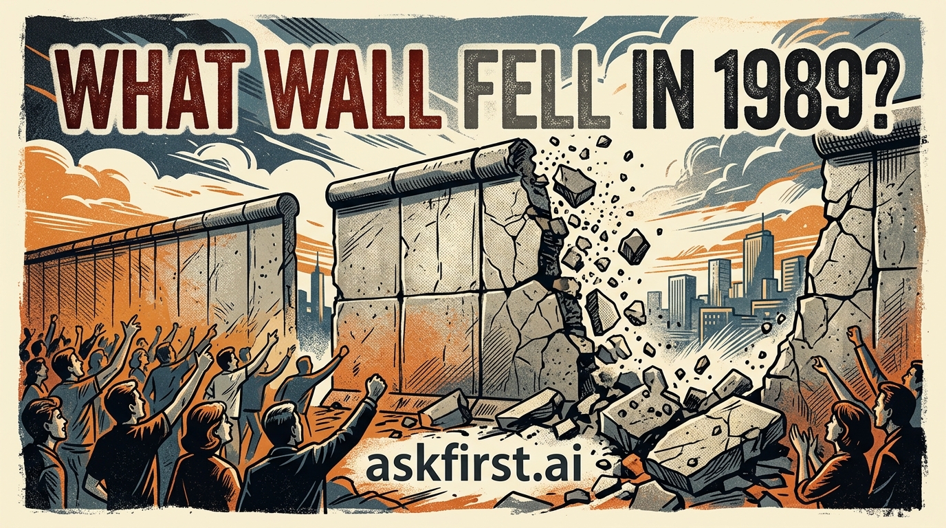 What wall fell in 1989? What wall fell in 1989?