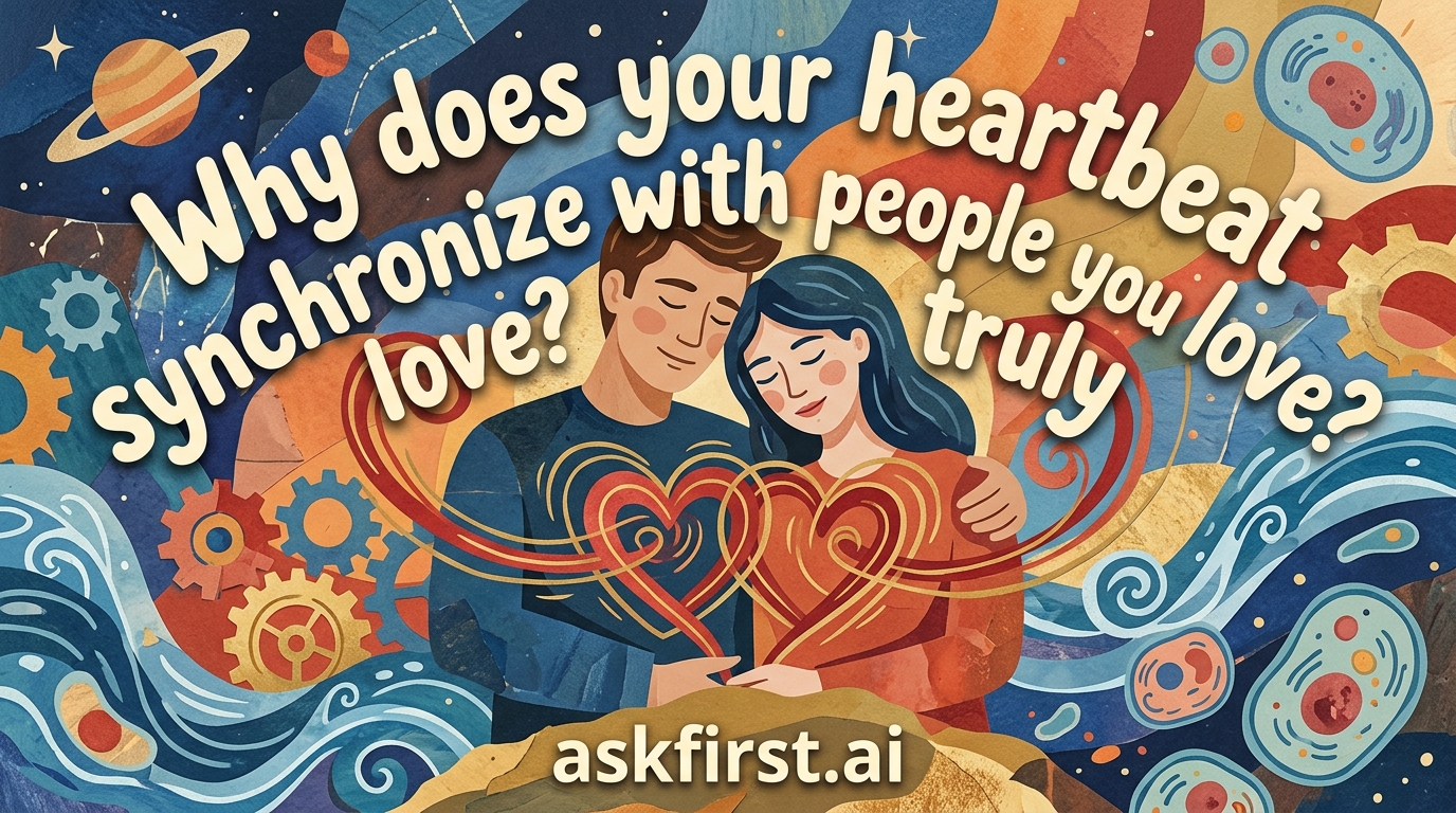 Why does your heartbeat synchronize with people you truly love? Why does your heartbeat synchronize with people you truly love?