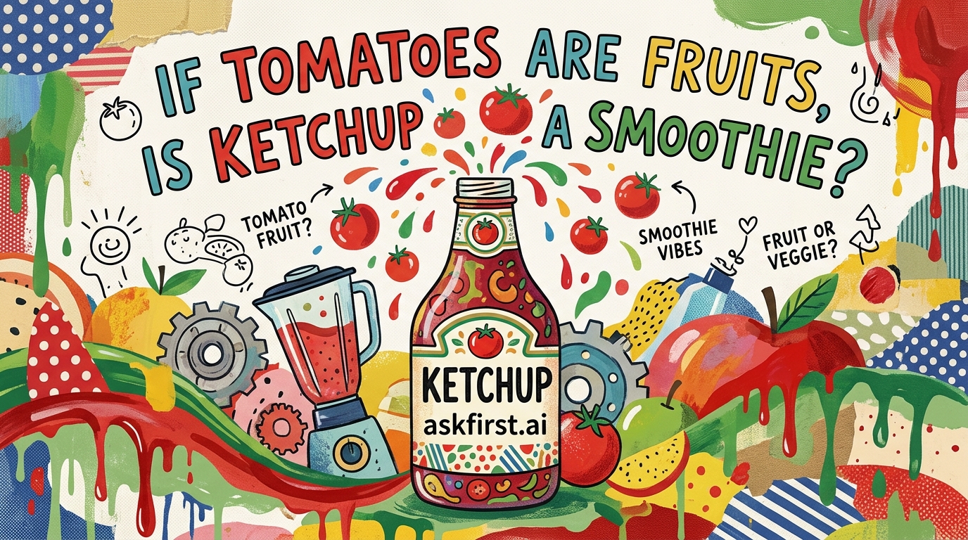 If tomatoes are fruits, is ketchup a smoothie? If tomatoes are fruits, is ketchup a smoothie?