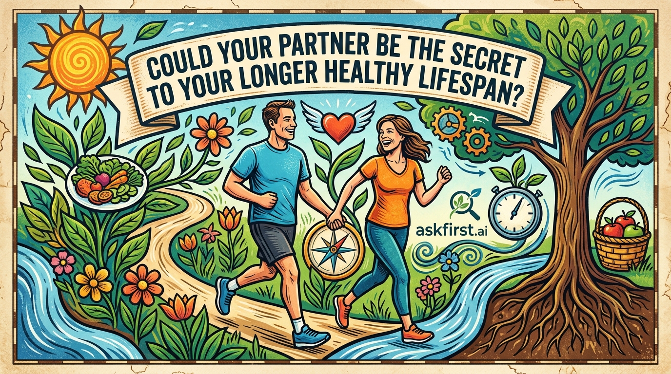 Could your partner be the secret to your longer healthy lifespan? Could your partner be the secret to your longer healthy lifespan?
