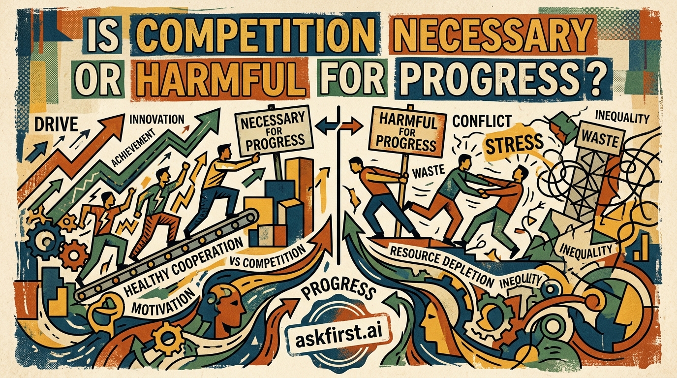 Is competition necessary or harmful for progress? Is competition necessary or harmful for progress?