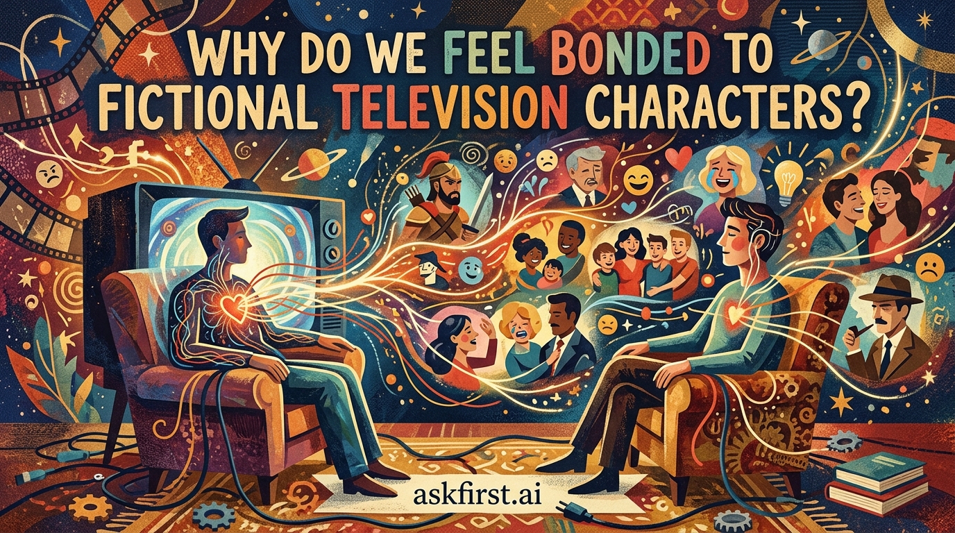 Why do we feel bonded to fictional television characters? Why do we feel bonded to fictional television characters?
