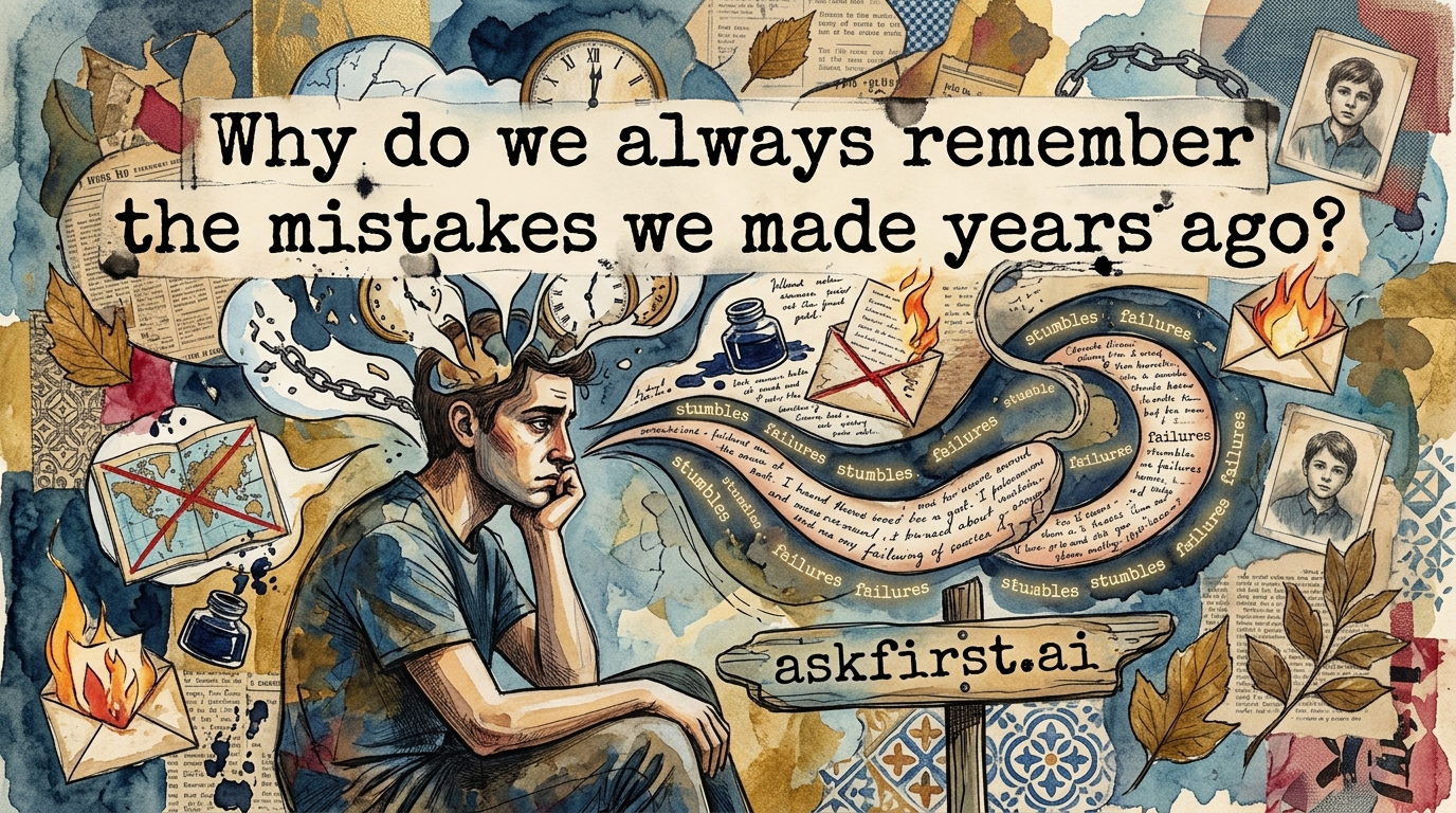 Why do we always remember the mistakes we made years ago? Why do we always remember the mistakes we made years ago?
