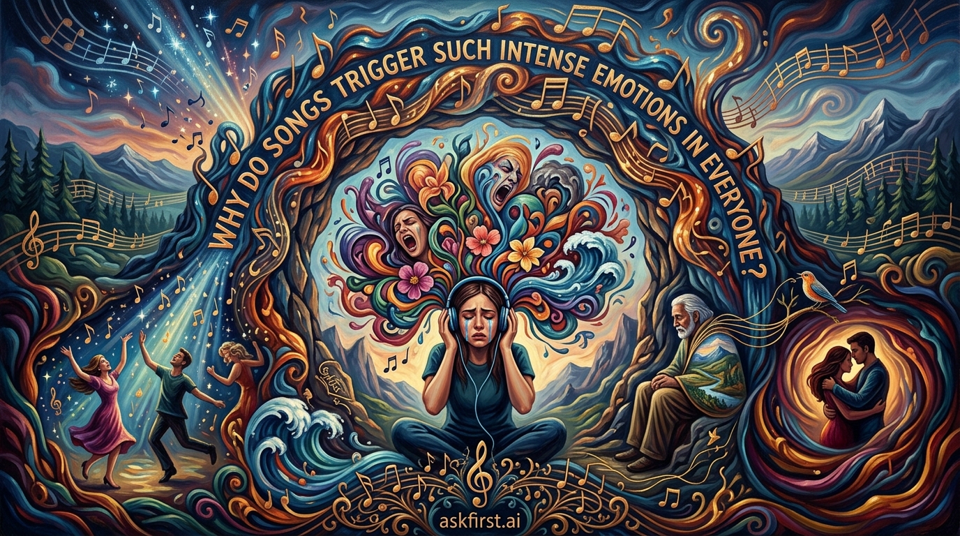 Why do songs trigger such intense emotions in everyone? Why do songs trigger such intense emotions in everyone?