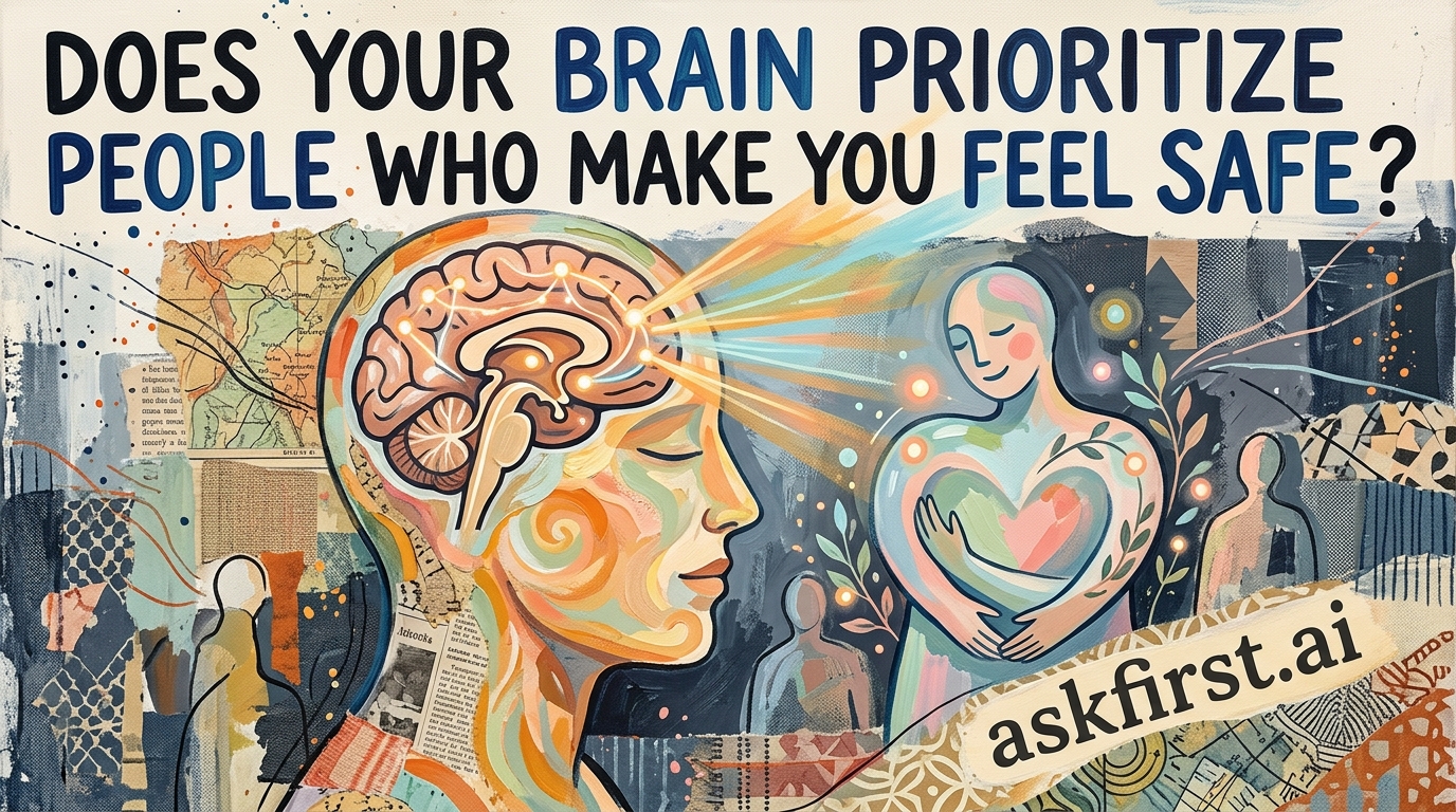 Does your brain prioritize people who make you feel safe? Does your brain prioritize people who make you feel safe?