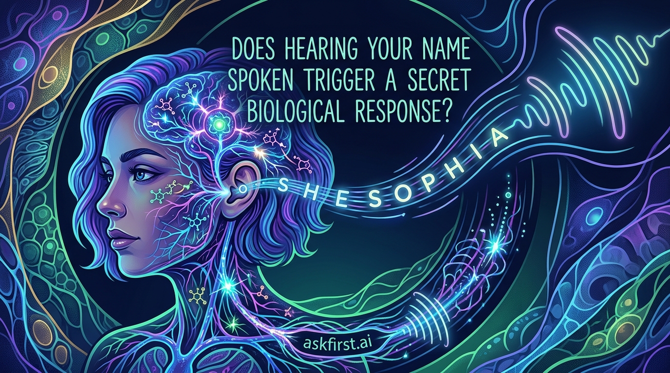 Does hearing your name spoken trigger a secret biological response? Does hearing your name spoken trigger a secret biological response?