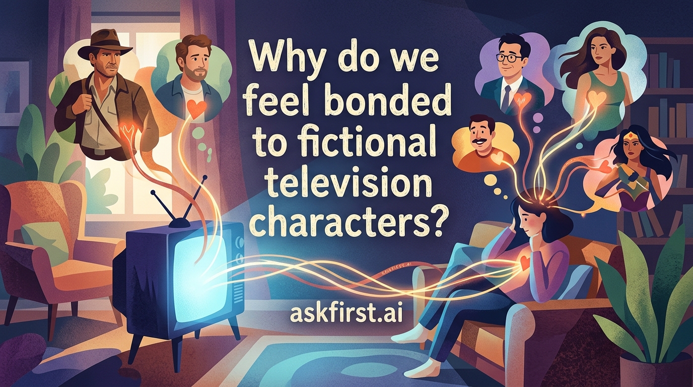 Why do we feel bonded to fictional television characters? Why do we feel bonded to fictional television characters?