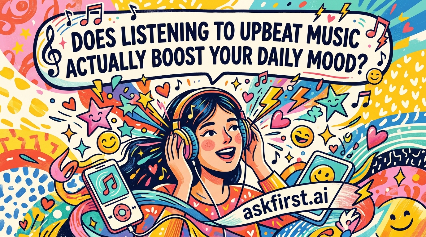 Does listening to upbeat music actually boost your daily mood? Does listening to upbeat music actually boost your daily mood?