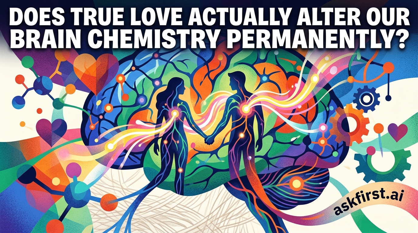 Does true love actually alter our brain chemistry permanently? Does true love actually alter our brain chemistry permanently?