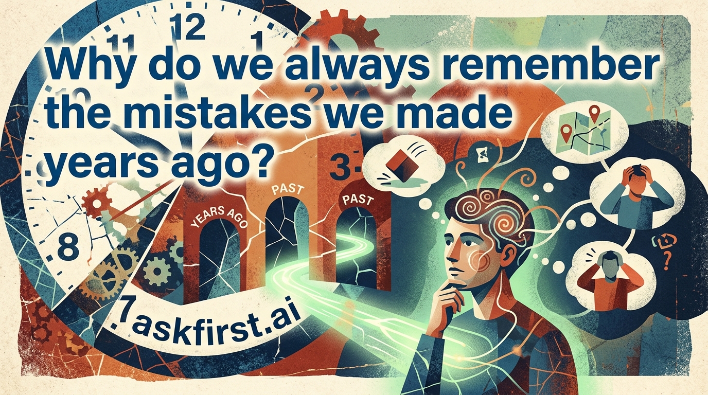 Why do we always remember the mistakes we made years ago? Why do we always remember the mistakes we made years ago?