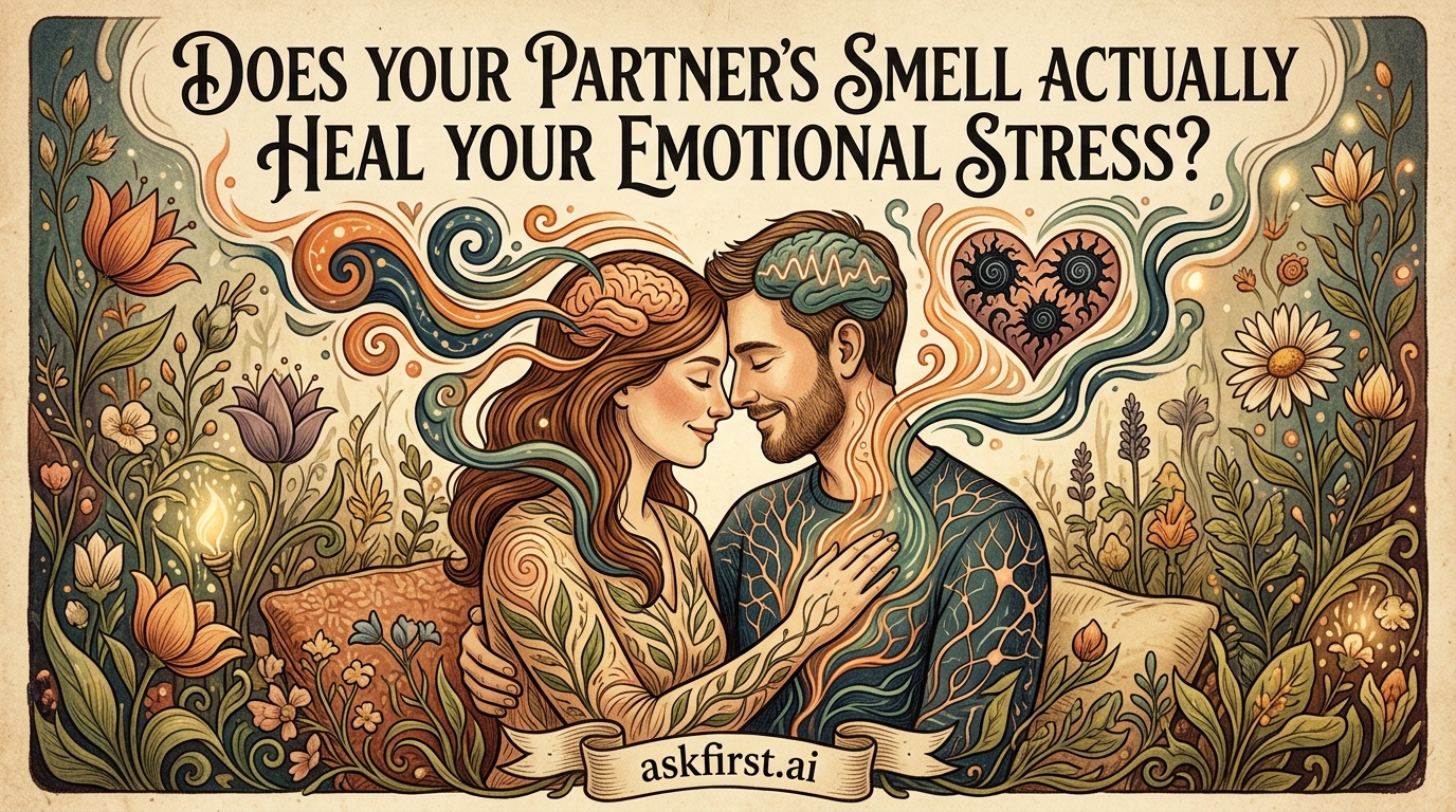 Does your partner's smell actually heal your emotional stress? Does your partner's smell actually heal your emotional stress?
