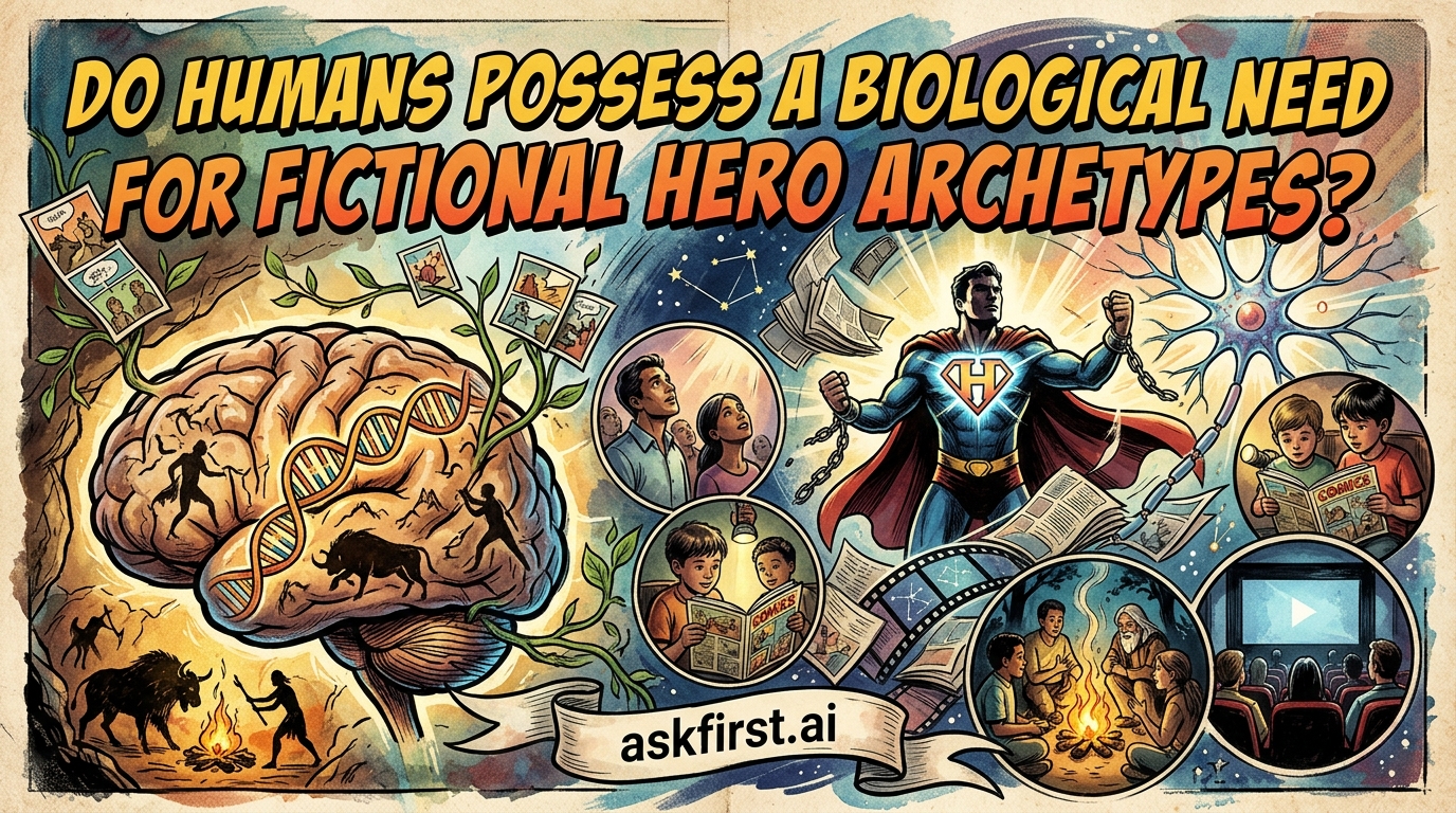 Do humans possess a biological need for fictional hero archetypes? Do humans possess a biological need for fictional hero archetypes?