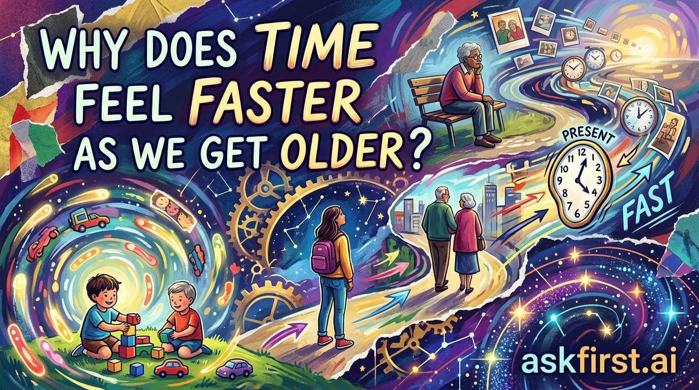 Why does time feel faster as we get older? Why does time feel faster as we get older?
